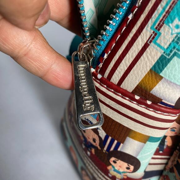 Rare Loungefly Stranger Things Starcourt Mall Mini Backpack - Picture 9 of 9